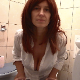 A mature, Eastern-European woman records herself smoking a vapor pen and then squatting over a toilet to take a shit. Poop action is shown clearly, but product is not seen in toilet bowl. Presented in 720P HD. About 5.5 minutes.
